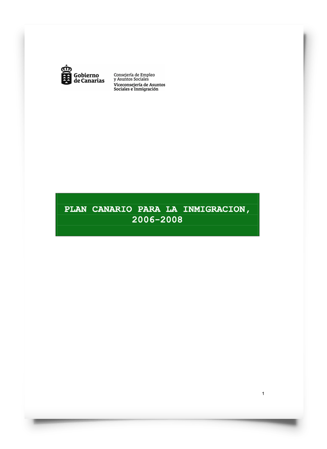 Plan Canario para la Inmigración 2006 – 2008