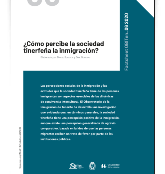 ¿Cómo percibe la sociedad tinerfeña la inmigración?