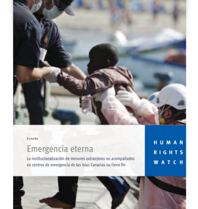 Emergencia eterna: La institucionalización de menores extranjeros no acompañados en centros de emergencia de las Islas Canarias no tiene fin