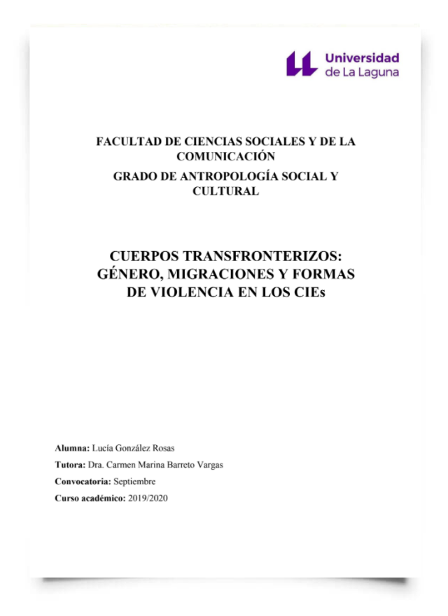 Cuerpos transfronterizos: género, migraciones y formas de violencia en los CIEs.