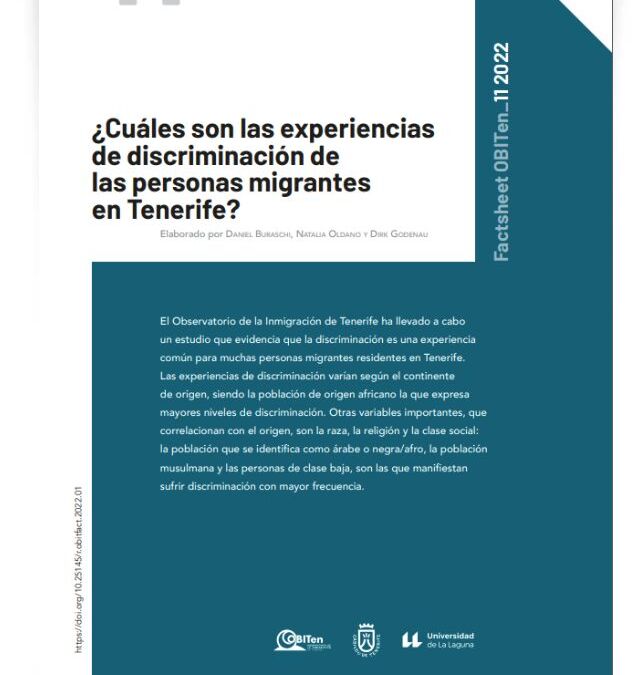¿Cuáles son las experiencias de discriminación de las personas migrantes en Tenerife?