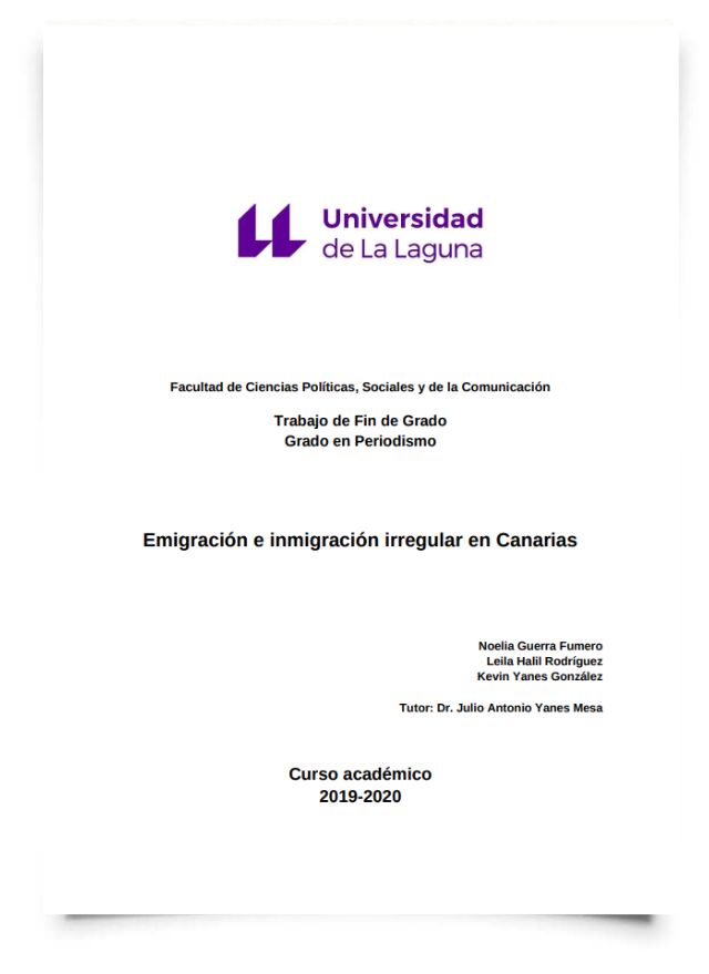 Emigración e inmigración irregular en Canarias