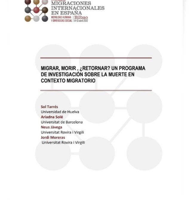 VII Congreso sobre las Migraciones Internacionales en España – Bilbao