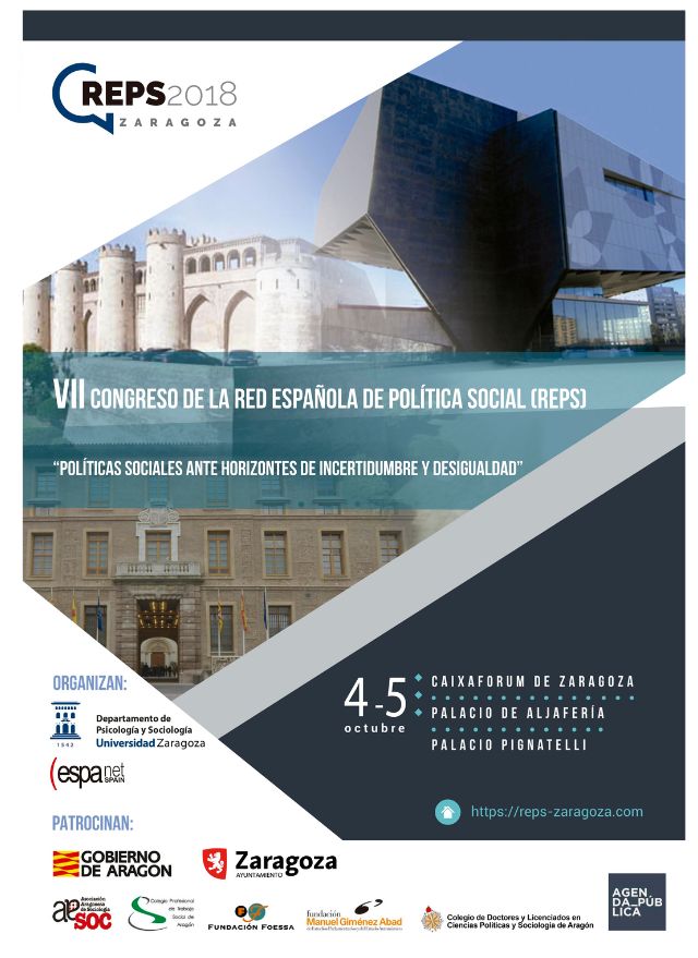 VII Congreso. Políticas sociales ante horizontes de incertidumbre y desigualdad – Zaragoza