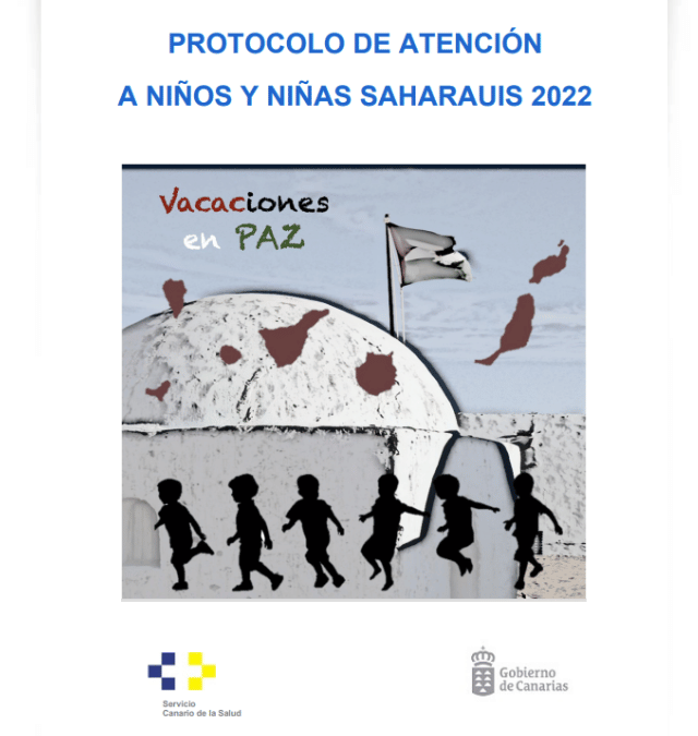 Protocolo de Atención a Niños y Niñas Saharauis 2022