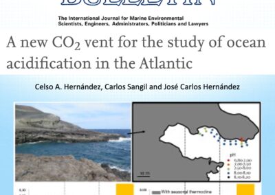 A new CO2 vent for the study of ocean acidification in the Atlantic. Hernández et al., 2016