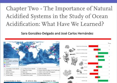 The importance of natural acidified systems in the study of OA.  González-Delgado and Hernández, 2018